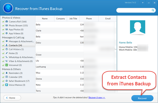 Itunes backup password recovery software
